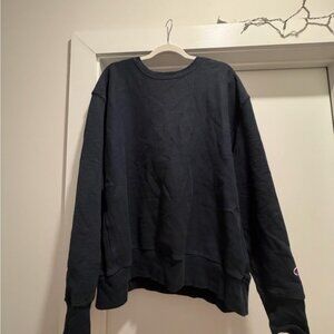 Champion Men's Navy Crewneck Sweatshirt